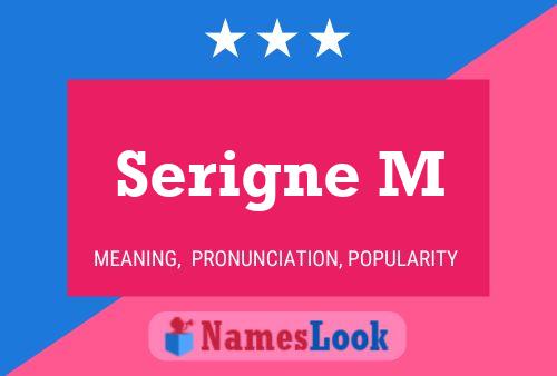 Serigne M 名字海报