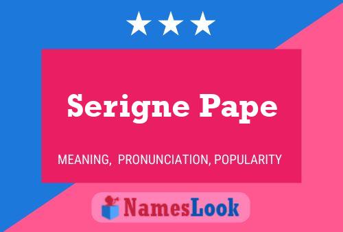 Serigne Pape 名字海报