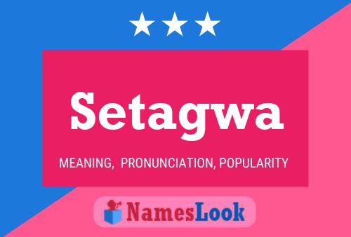 Setagwa 名字海报