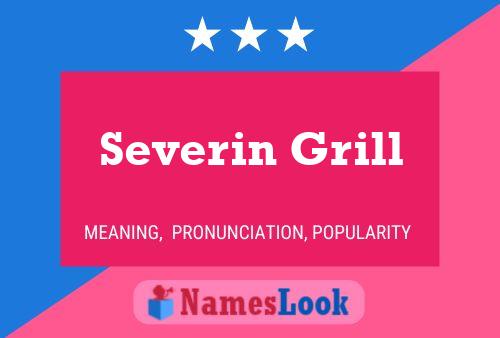 Severin Grill 名字海报