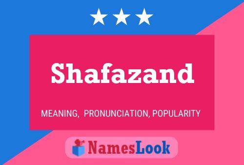 Shafazand 名字海报