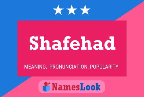 Shafehad 名字海报