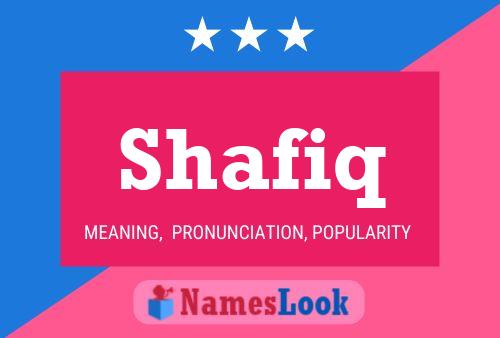 Shafiq 名字海报