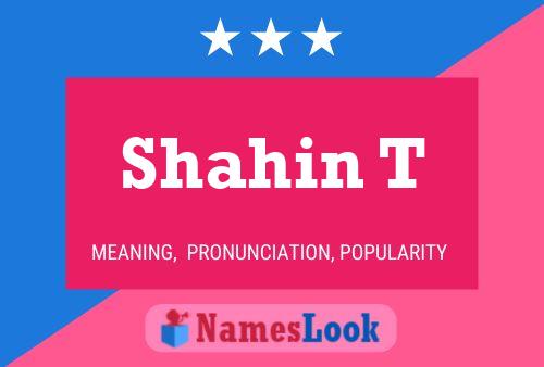 Shahin T 名字海报