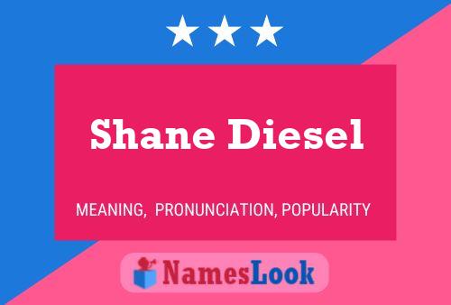 Shane Diesel 名字海报