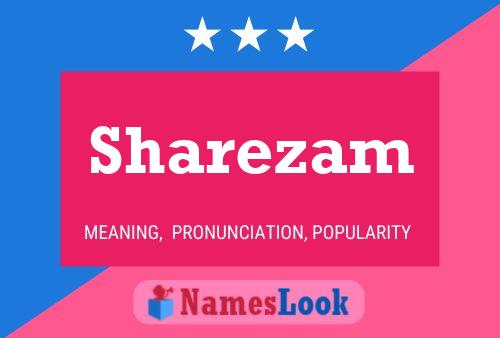 Sharezam 名字海报