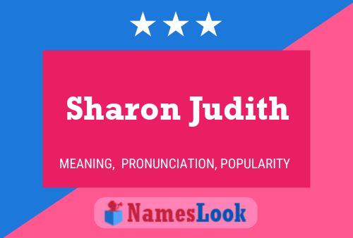 Sharon Judith 名字海报