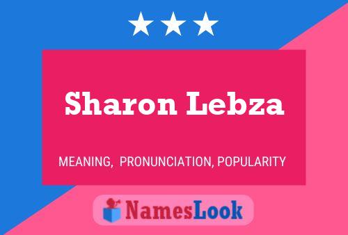 Sharon Lebza 名字海报