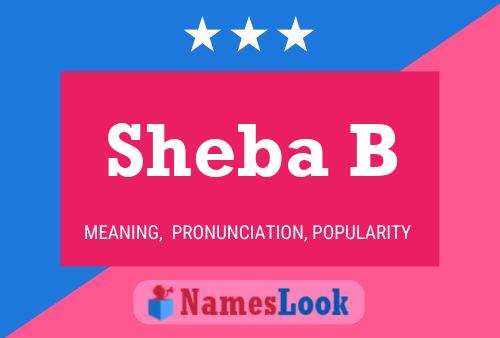 Sheba B 名字海报