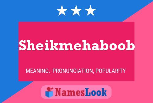 Sheikmehaboob 名字海报