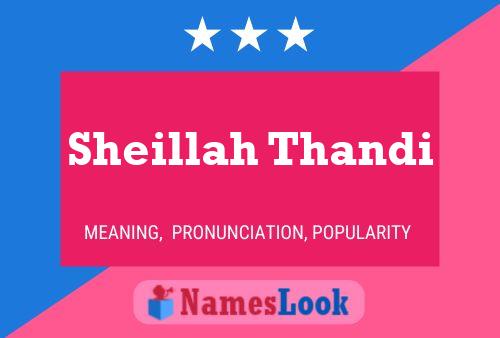 Sheillah Thandi 名字海报