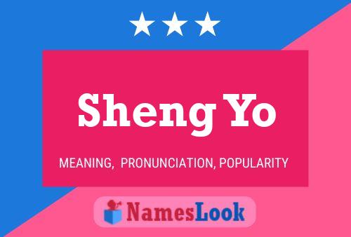 Sheng Yo 名字海报