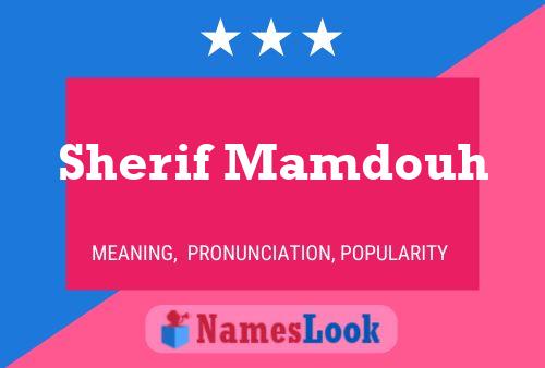 Sherif Mamdouh 名字海报