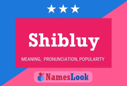 Shibluy 名字海报