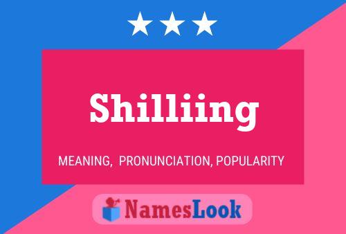 Shilliing 名字海报