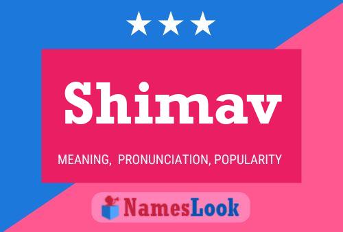 Shimav 名字海报