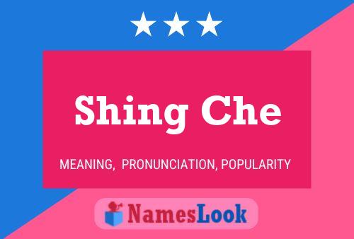 Shing Che 名字海报