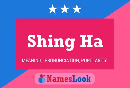 Shing Ha 名字海报