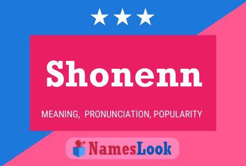 Shonenn 名字海报