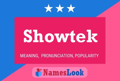 Showtek 名字海报