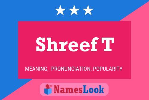 Shreef T 名字海报