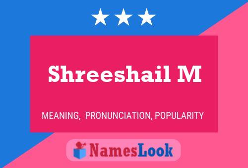 Shreeshail M 名字海报