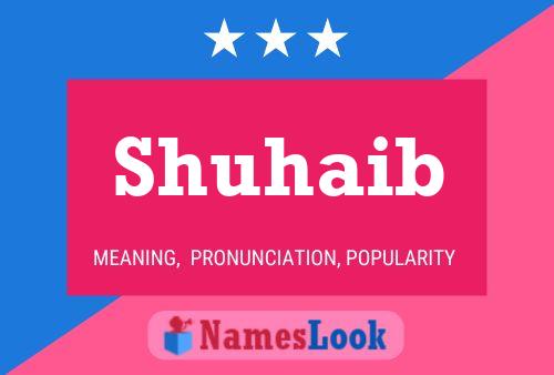 Shuhaib 名字海报