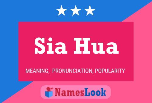 Sia Hua 名字海报