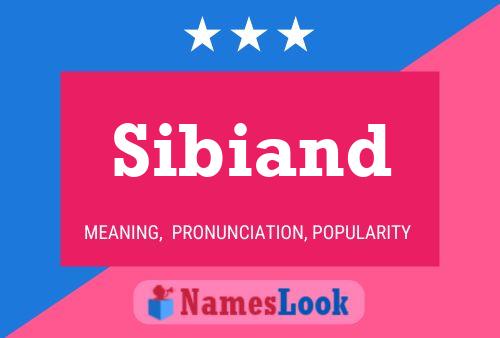 Sibiand 名字海报