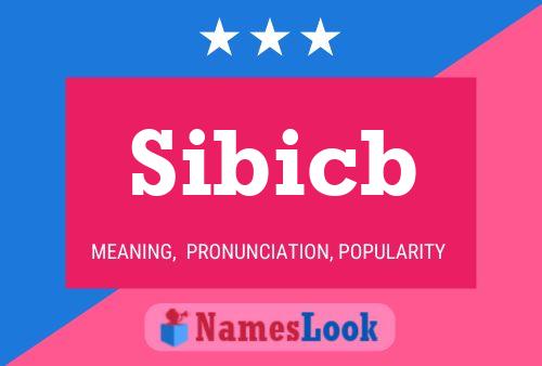 Sibicb 名字海报