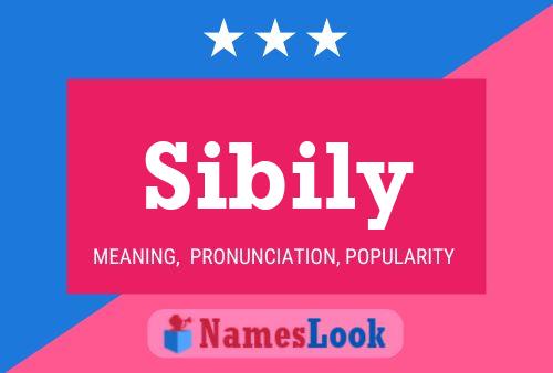 Sibily 名字海报