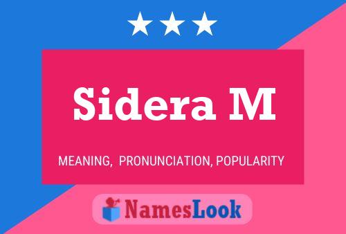 Sidera M 名字海报