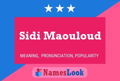 Sidi Maouloud 名字海报