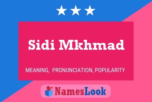 Sidi Mkhmad 名字海报