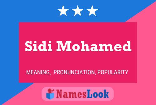 Sidi Mohamed 名字海报