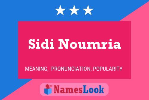 Sidi Noumria 名字海报