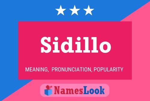 Sidillo 名字海报