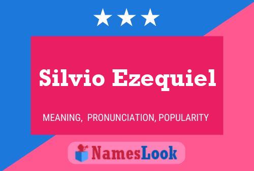 Silvio Ezequiel 名字海报