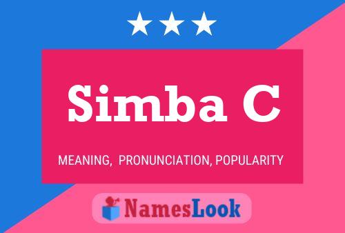 Simba C 名字海报