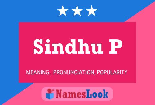 Sindhu P 名字海报