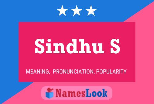 Sindhu S 名字海报