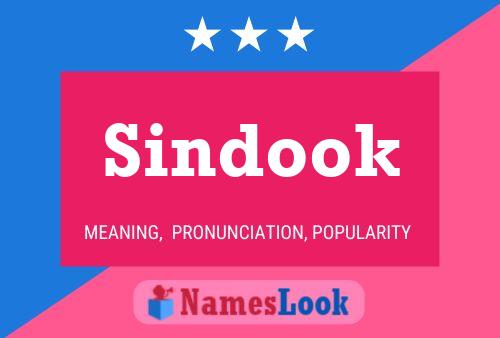 Sindook 名字海报