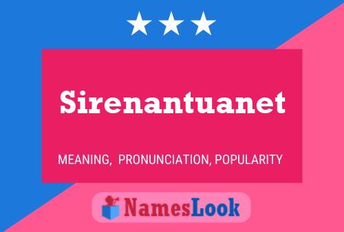 Sirenantuanet 名字海报