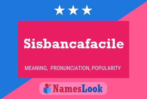 Sisbancafacile 名字海报