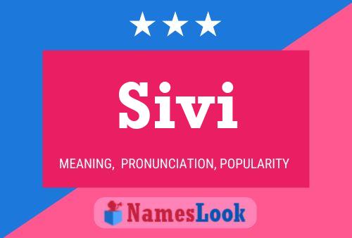 Sivi 名字海报