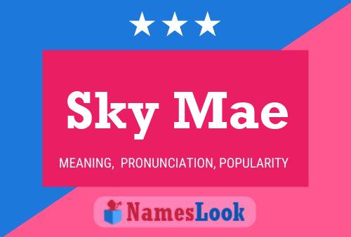 Sky Mae 名字海报