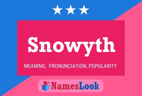 Snowyth 名字海报