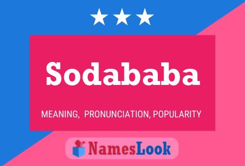 Sodababa 名字海报