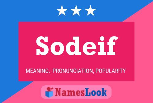 Sodeif 名字海报