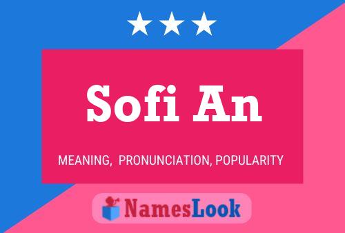 Sofi An 名字海报